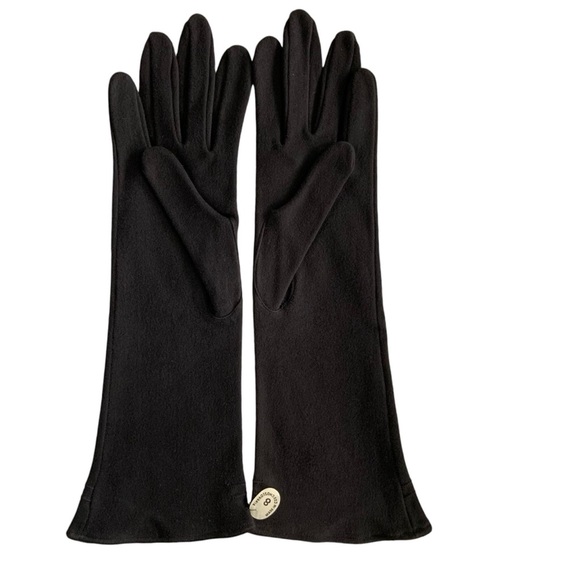 Vintage long black gloves NOS - Picture 2 of 7